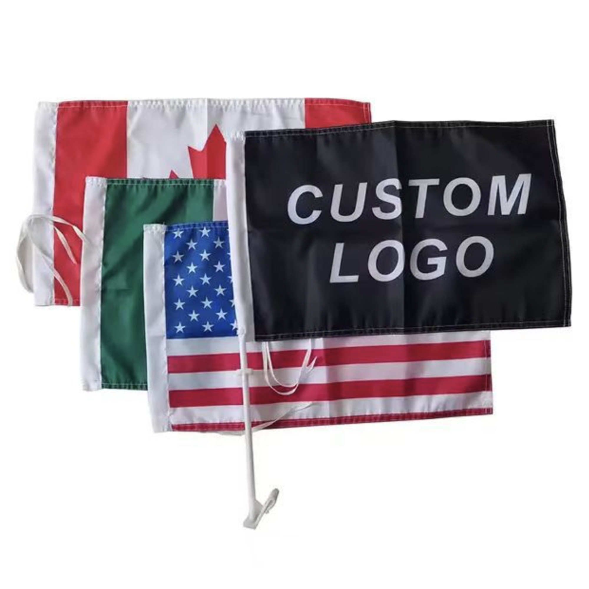 Full Color Durable & Vivid Custom Flag MOQ 1 PCS 1