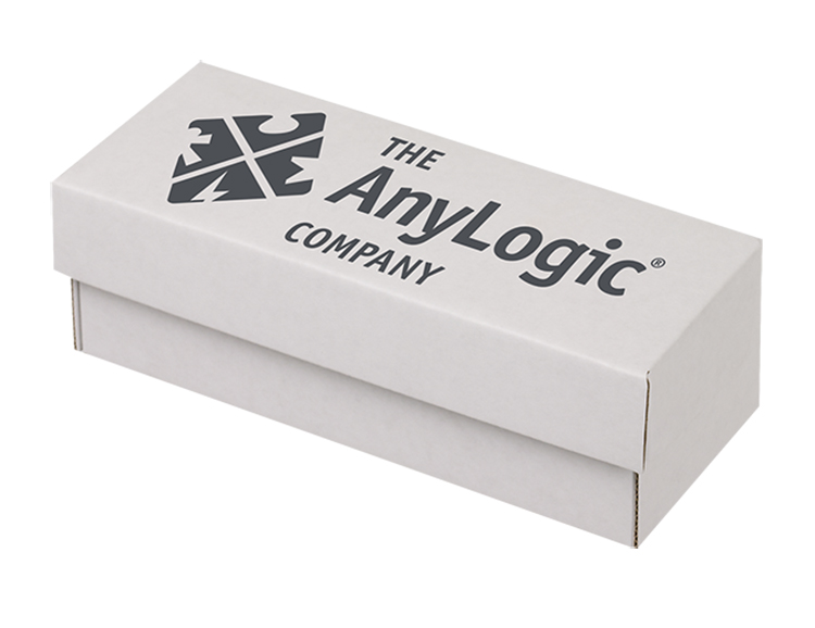 7" x 2 3/4" x 2 1/4" - Fold Above E-Flute Box 1