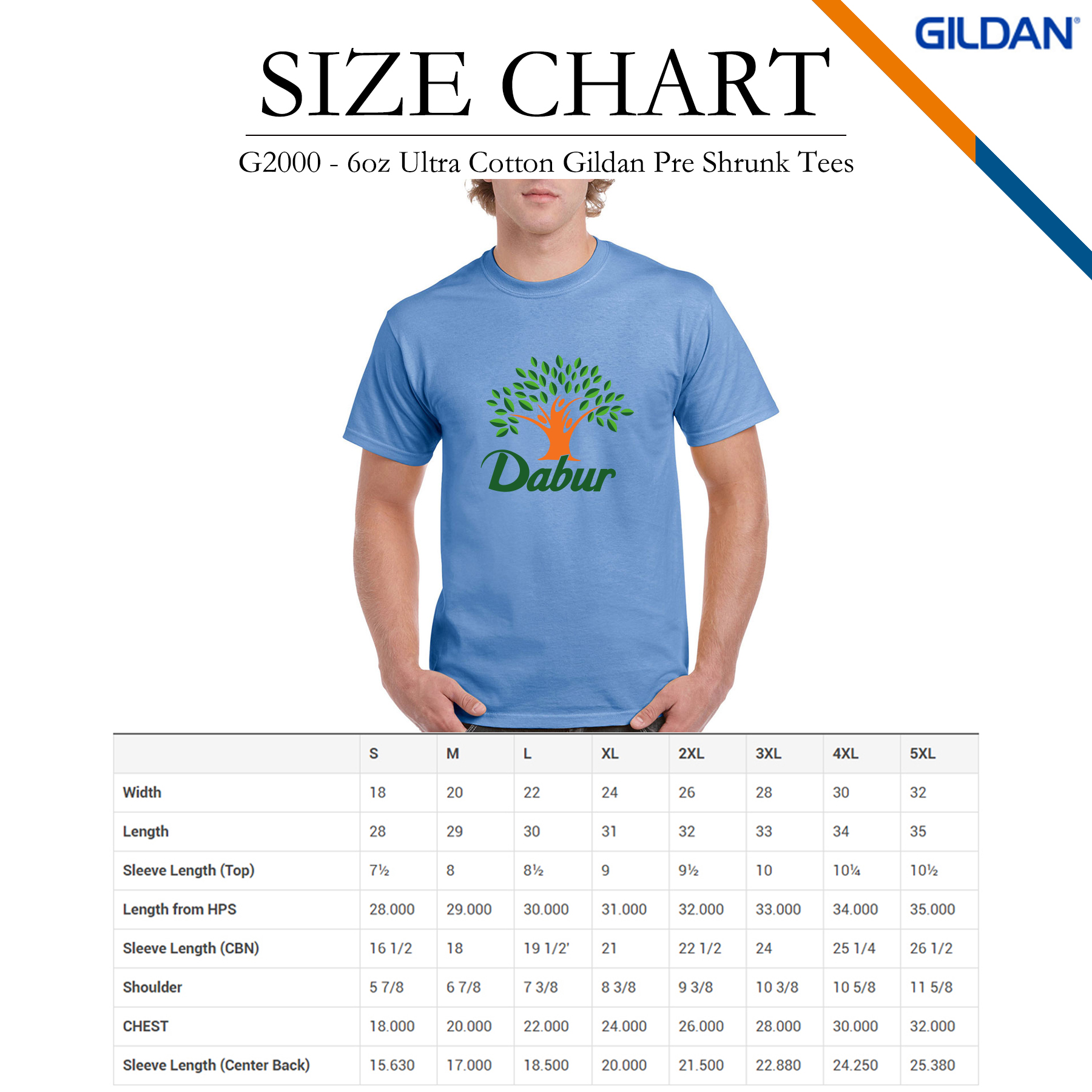 Gildan® 6 oz Ultra Cotton Preshrunk Tees 3