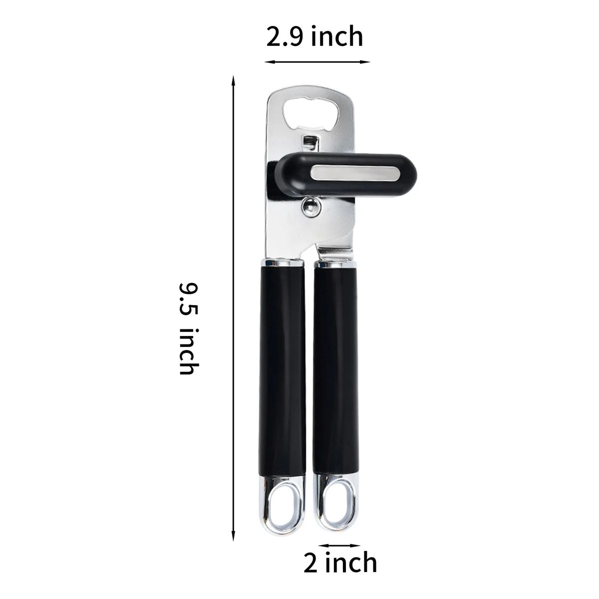 Metal Can Opener with Bottle Opener Function 3