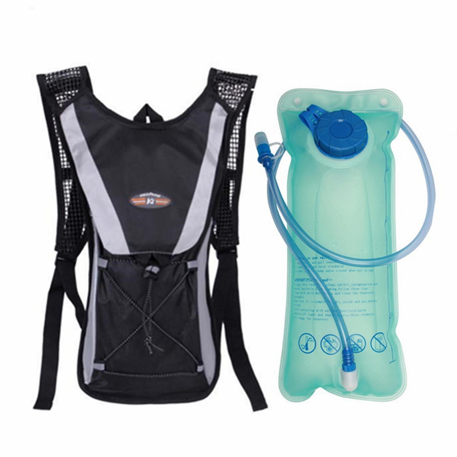 Black Hydration Backpack 2