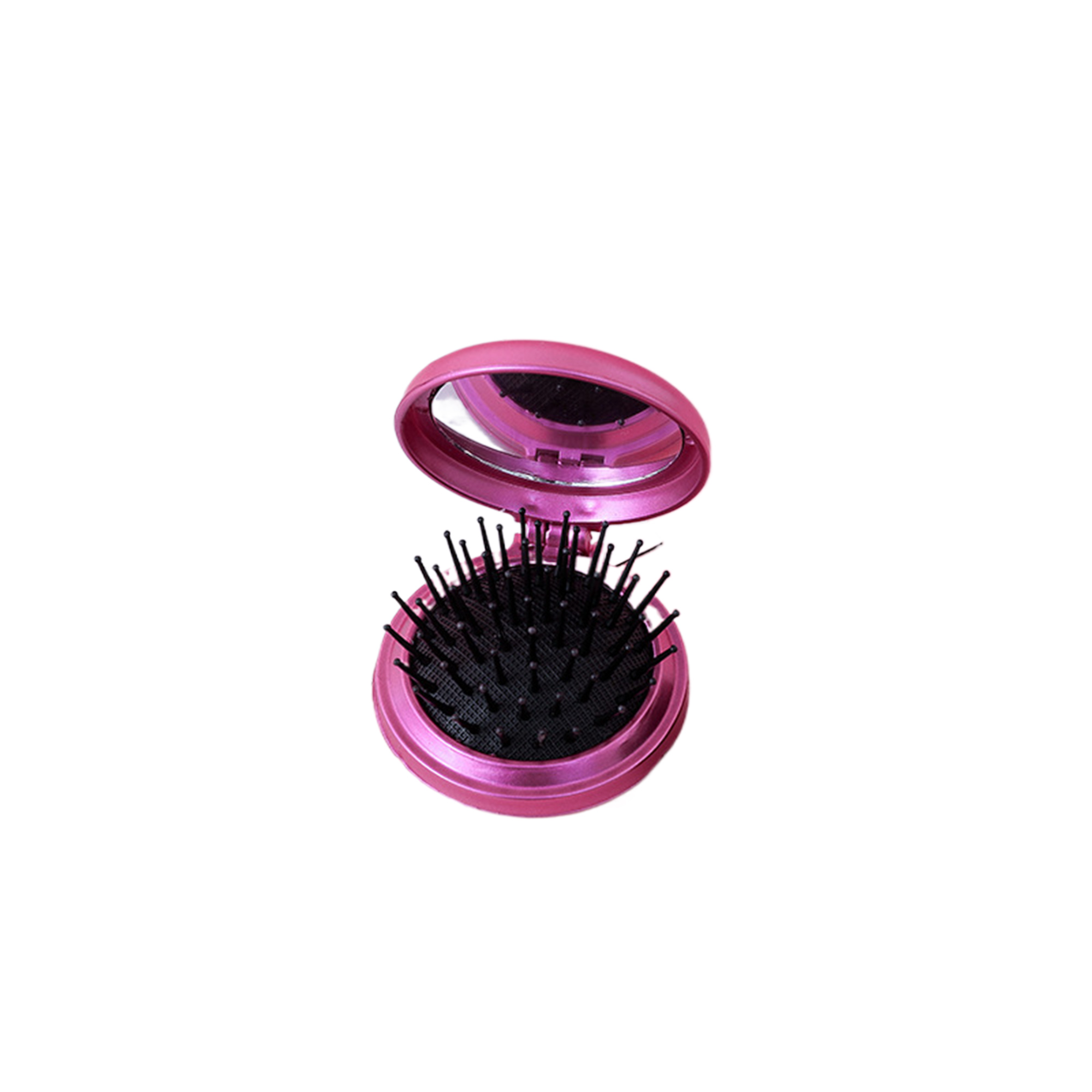 MOQ100 Compact Folding Hair Comb with Built-in Mirror 15