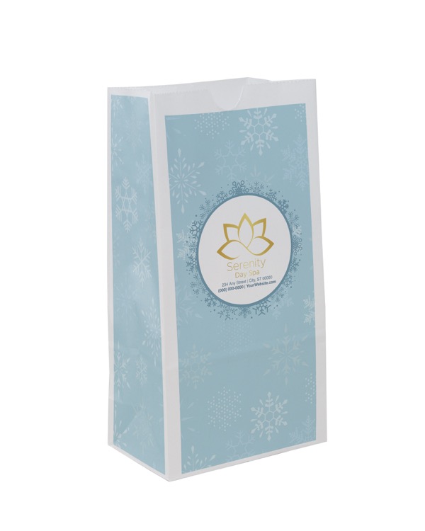 Christmas Scatter Design 2 SOS Paper Bags (5" x 9.75" x 3.125")