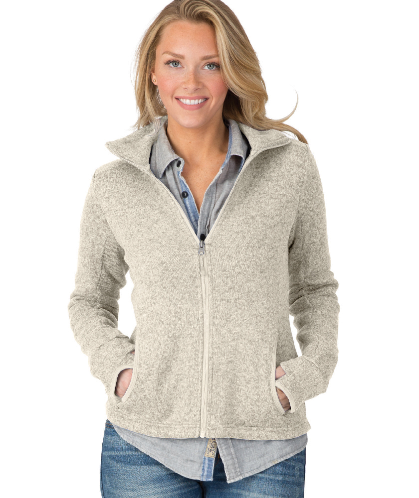 Women's Heathered Fleece Jacket 44
