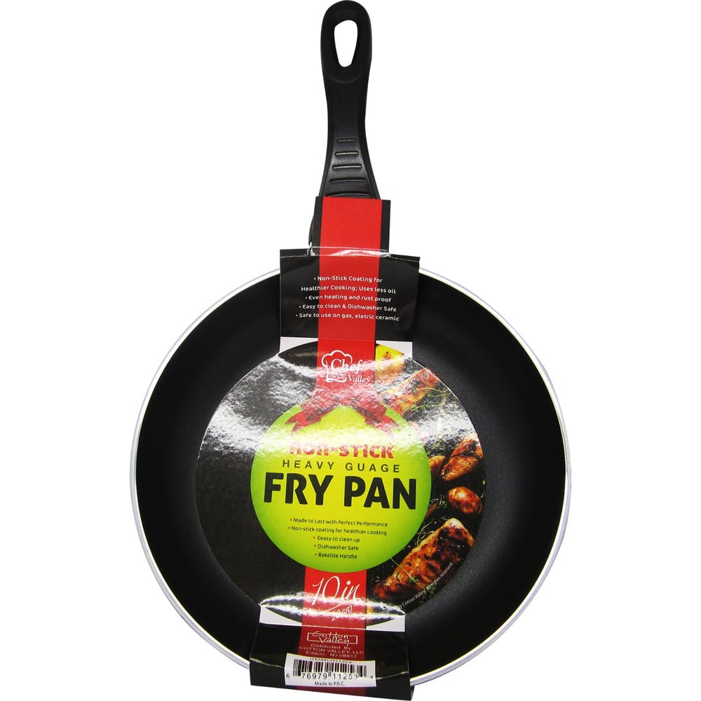 Nonstick Heavy Duty Frying Pans Black 10" 2