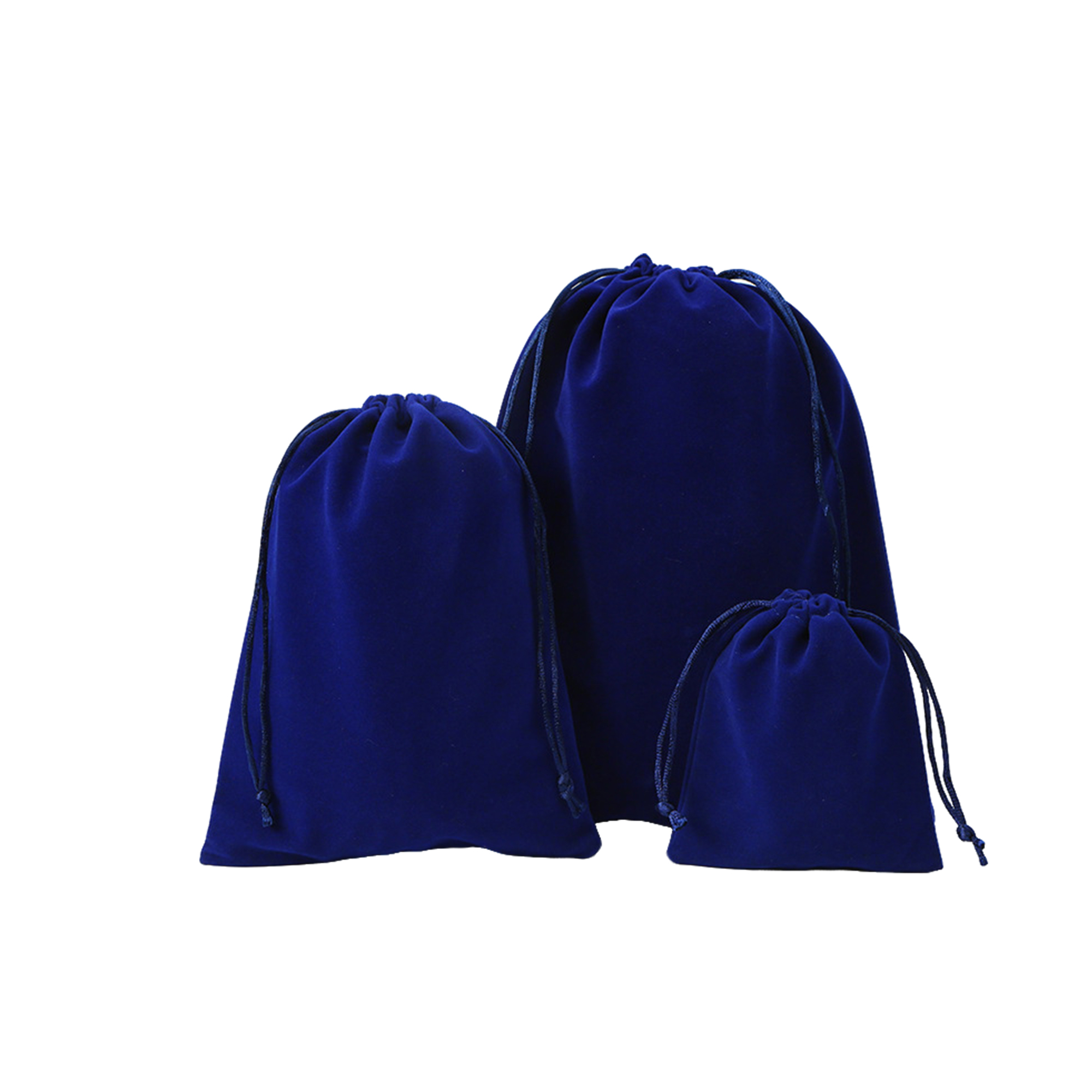 Flocked Drawstring Jewelry Storage Bag 19