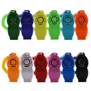 Whistle Durable Metal Pet Training Clicker With Wrist Band 24