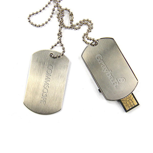 Metal Dog Tag USB Flash Drive 3