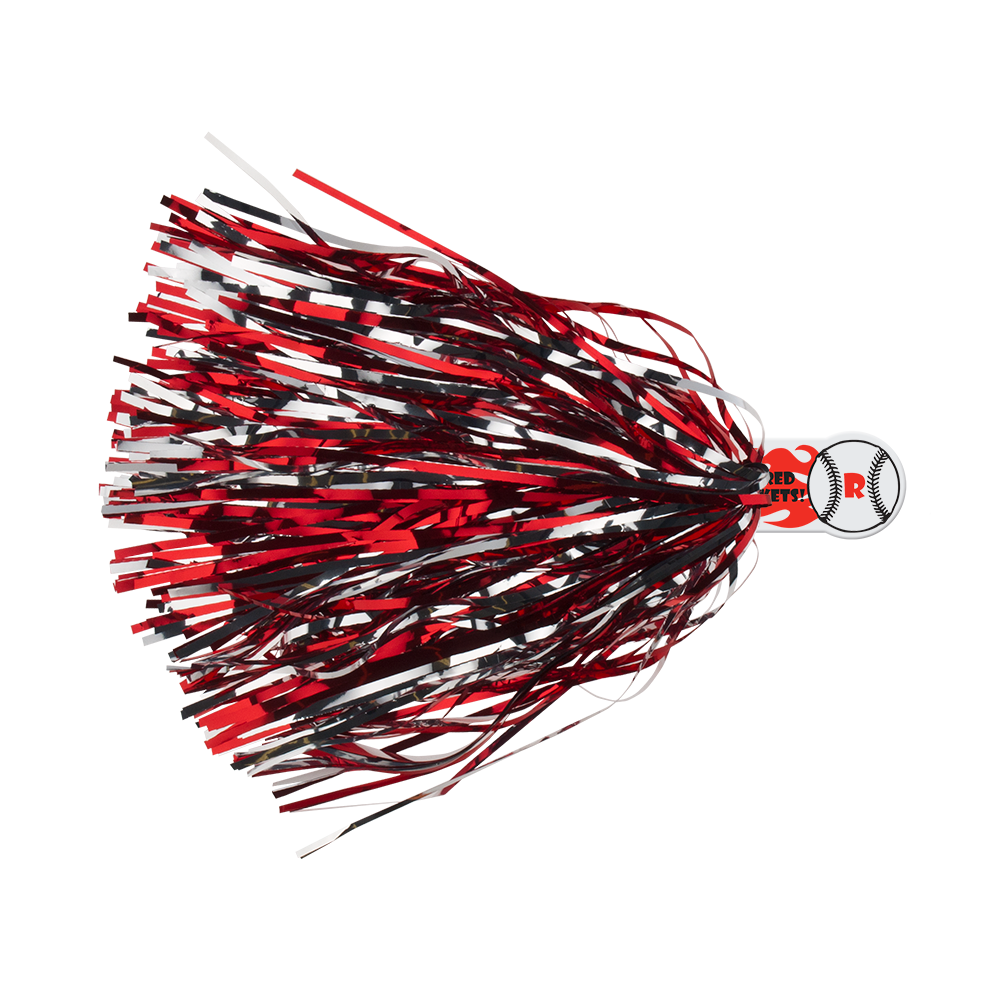 All Metallic Streamer Pom 12