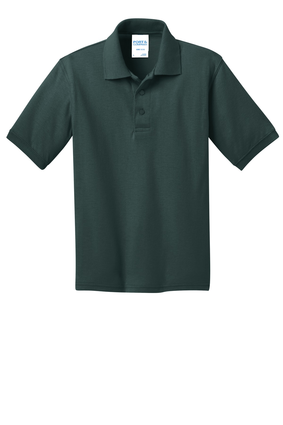 Port & Co Youth Core Blend Jersey Knit Polo. KP55Y 68