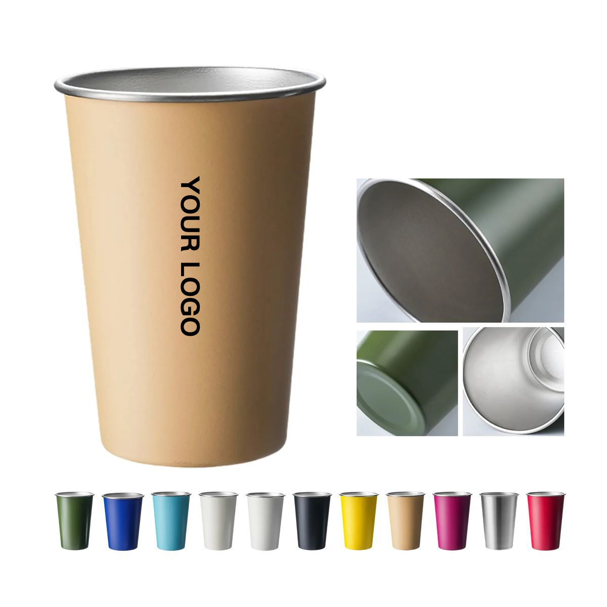 Double Wall Stainless Tumbler with Leak Proof Lid 1