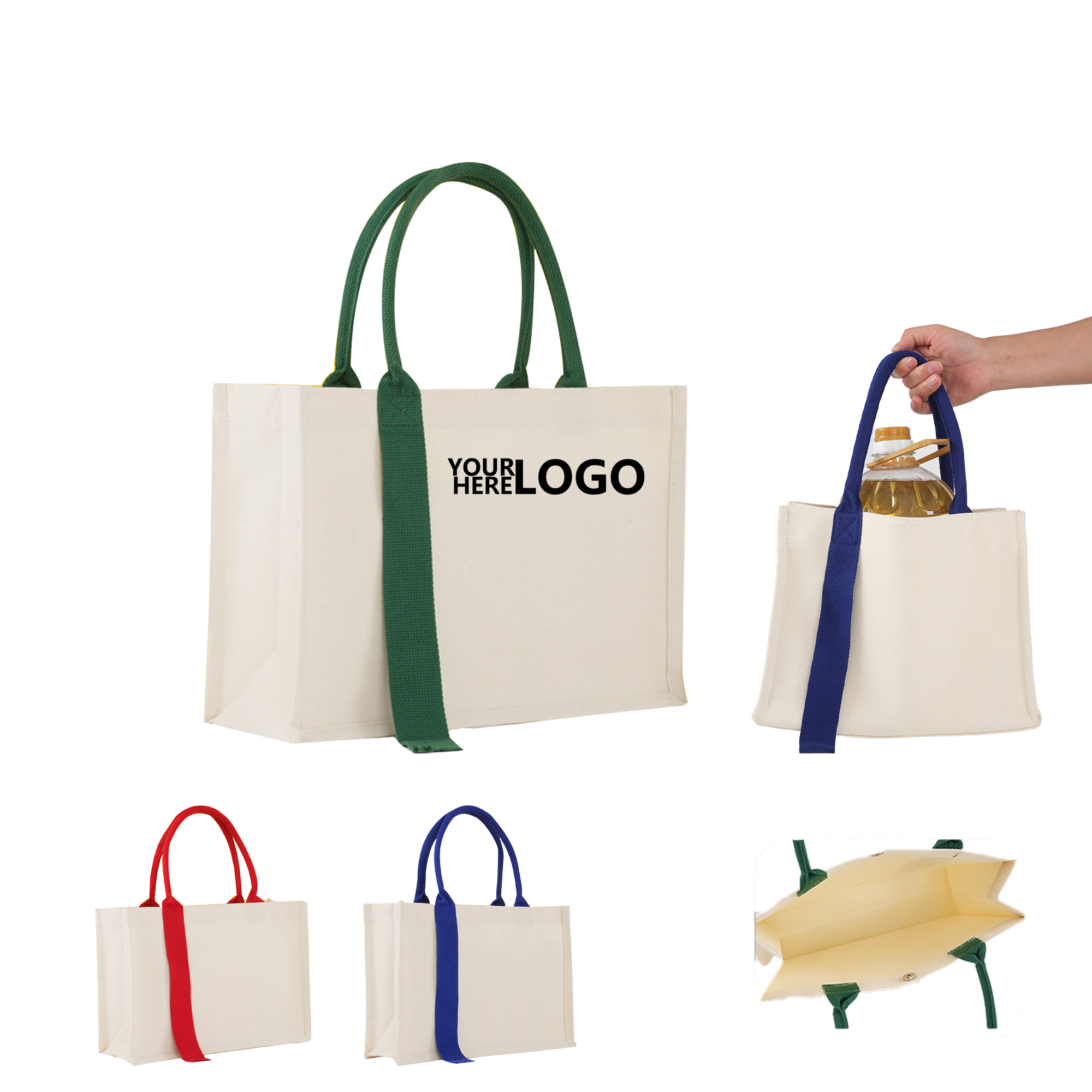 12oz Canvas Carryall Tote 2