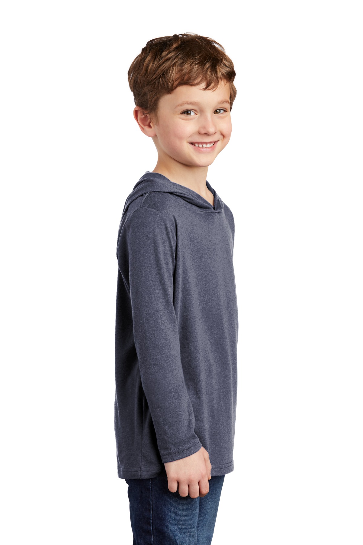 District Youth Perfect Tri Long Sleeve Hoodie DT139Y 14