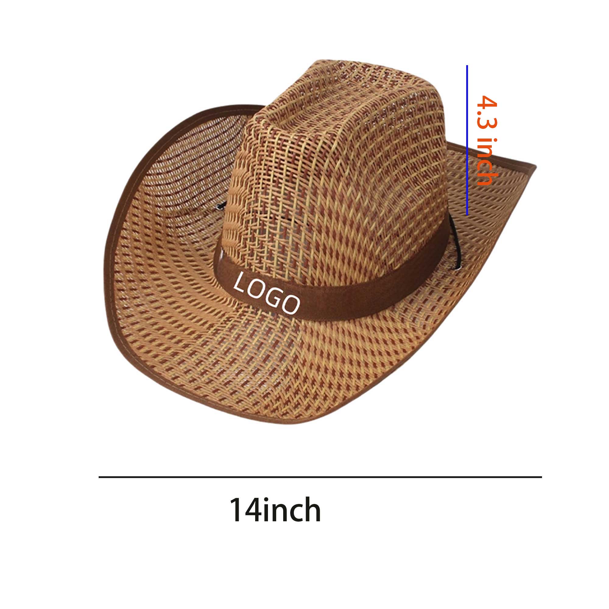 Breathable Wide Brimmed Travel Straw Hat 3