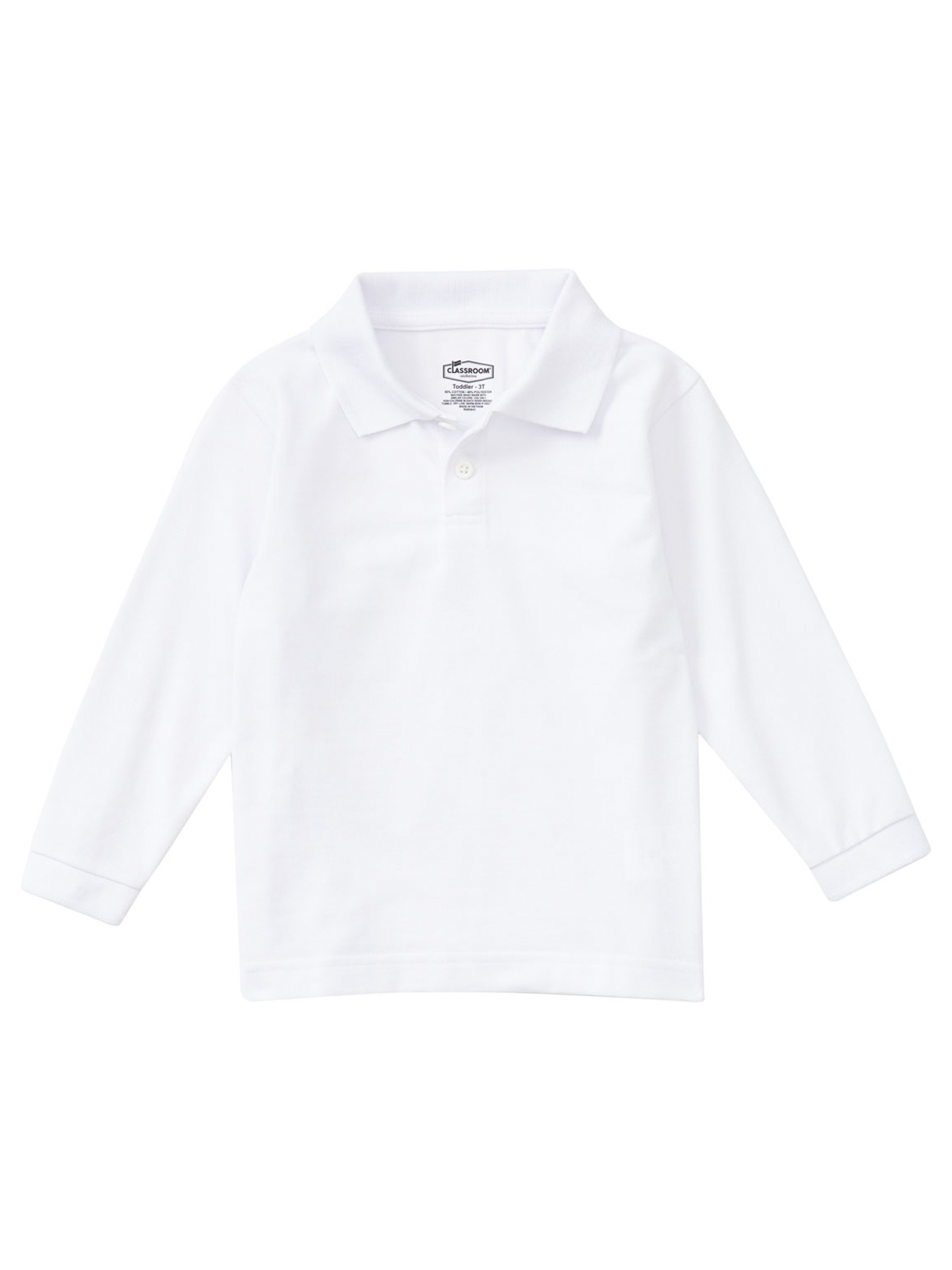 Classroom Uniforms - Children's Unisex Long Sleeve Pique Polo 2