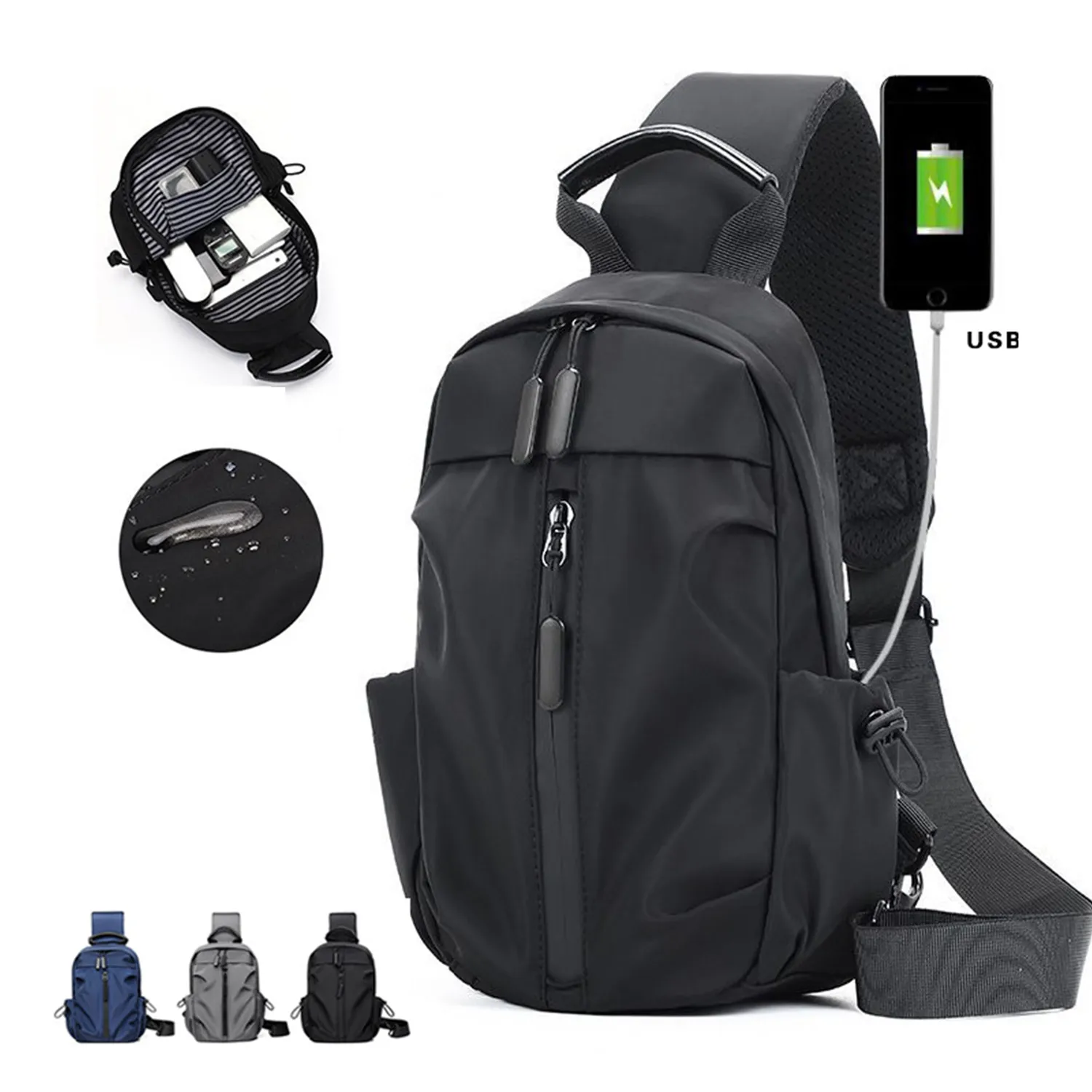 Waterproof Crossbody Sling Bag 2
