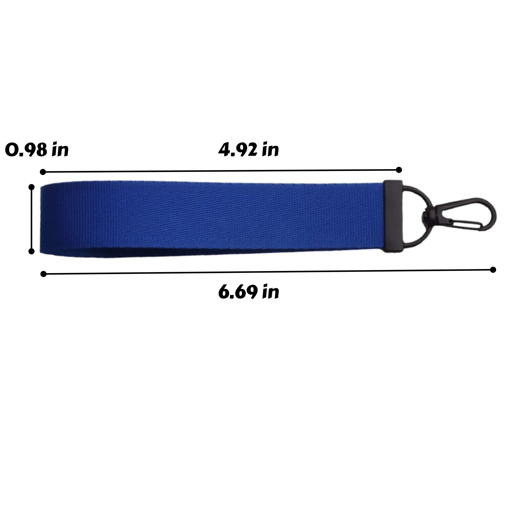 Solid Color Webbing Keychain Fashion Accessory 2