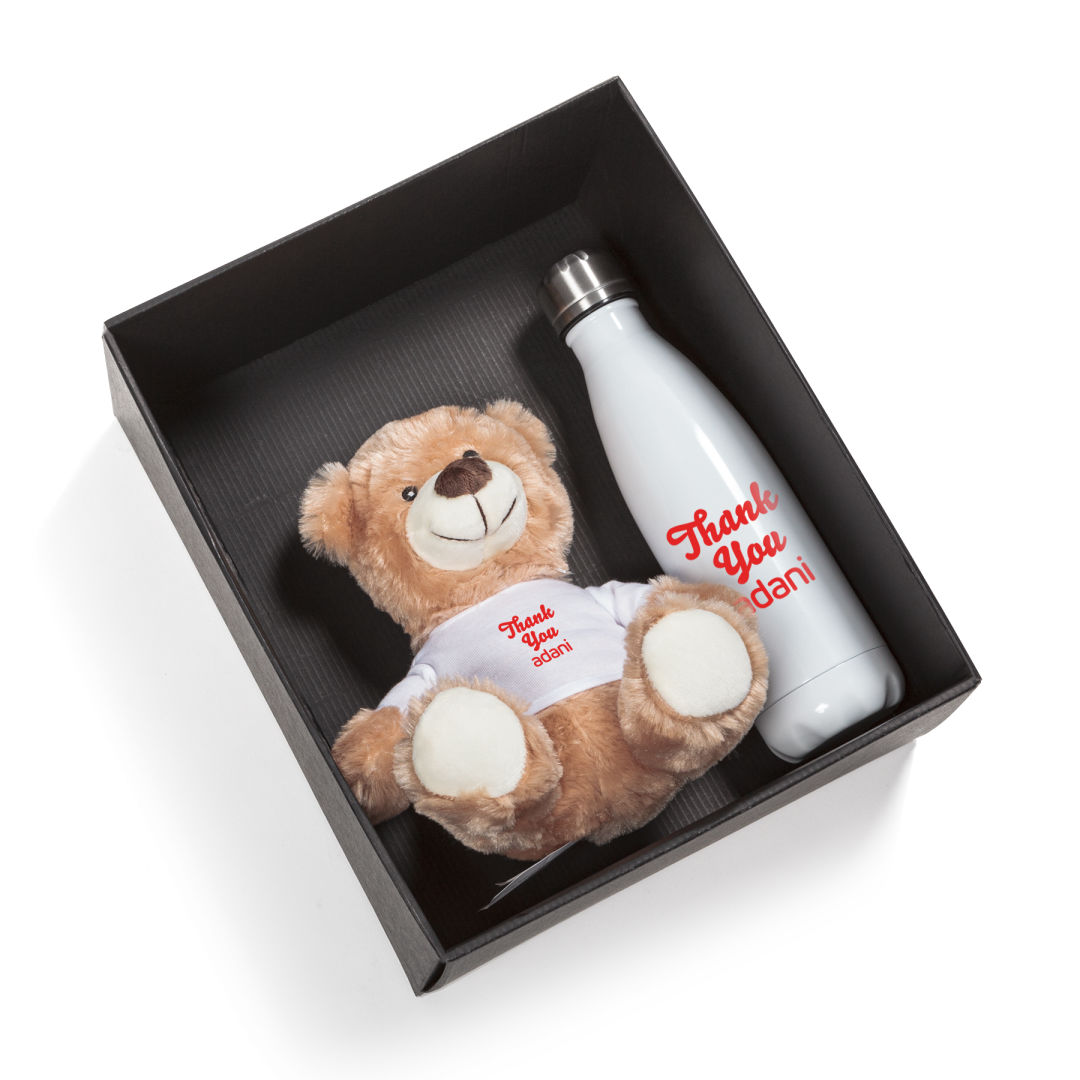 Chester Teddy Bear/Bottle Gift Set 2