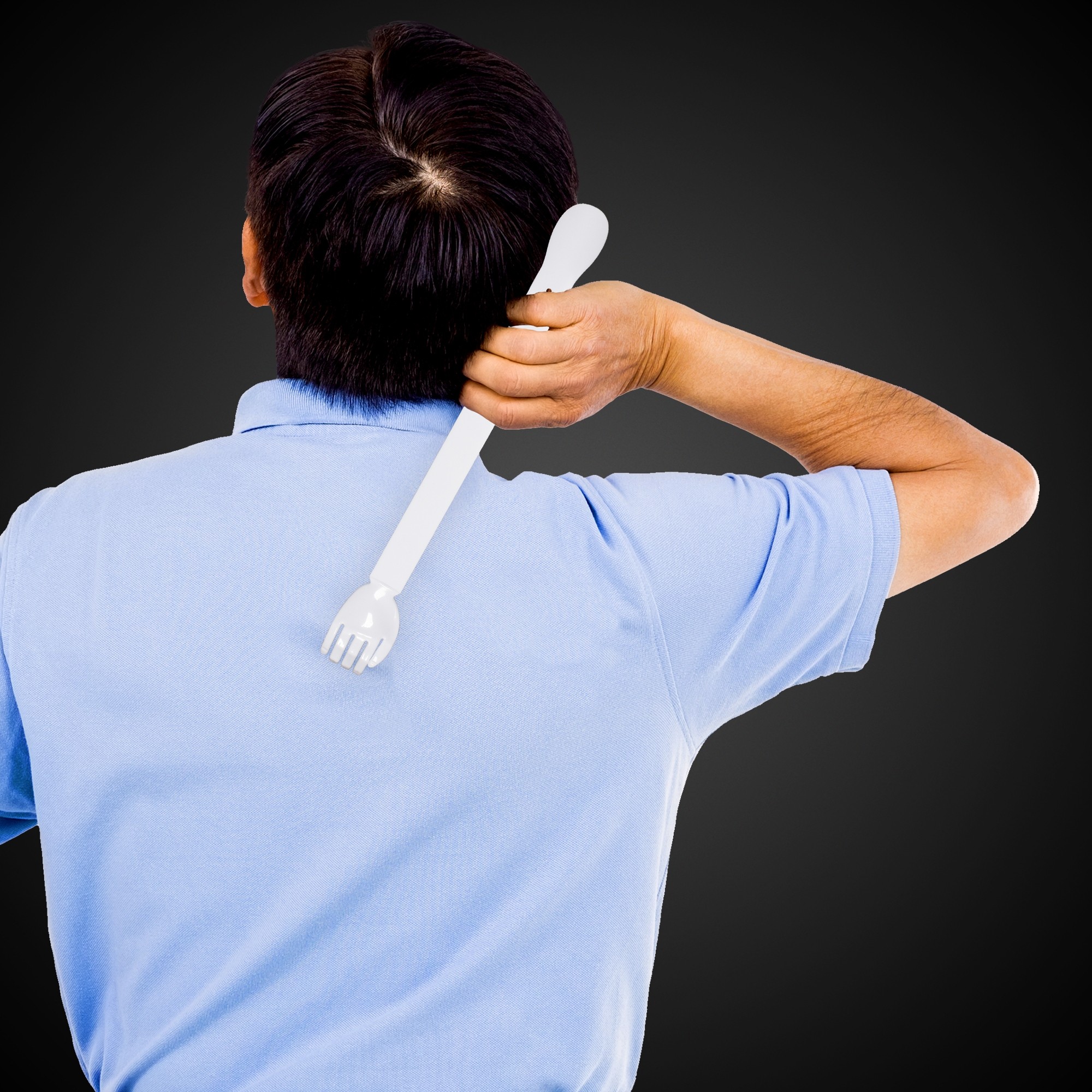 15" White Back Scratcher