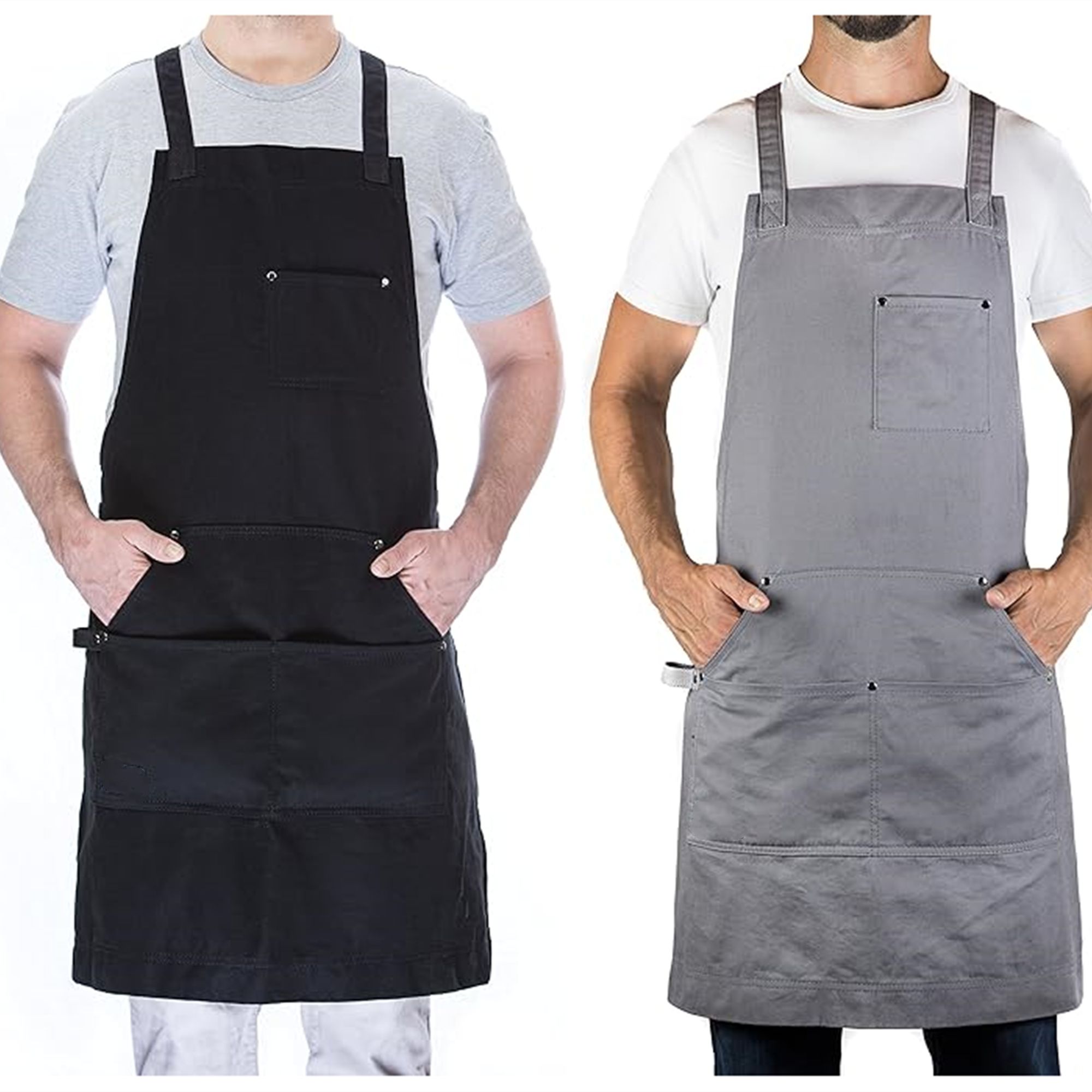 Heavy Duty Chef Apron With Pockets 5