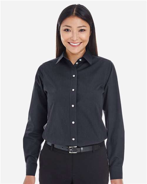 Women's Crown Collection® Striped Woven Dress Shirt - DG534W 23