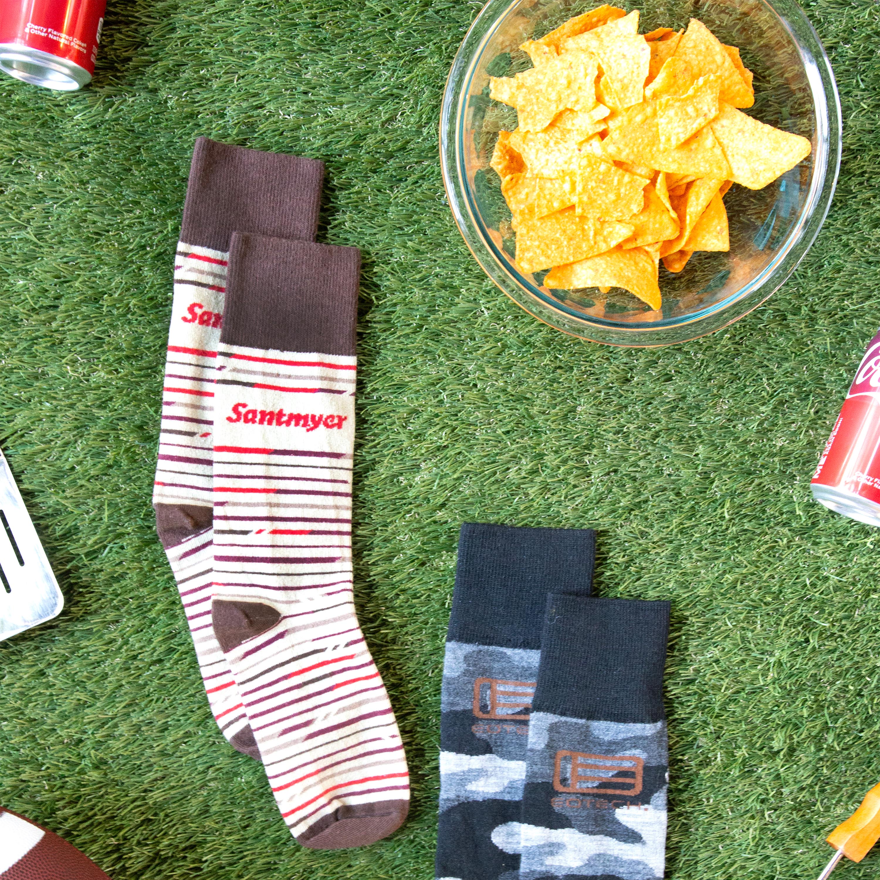 Casual Super Bowl Socks - Kick Off Game Day in Style - American Made 2