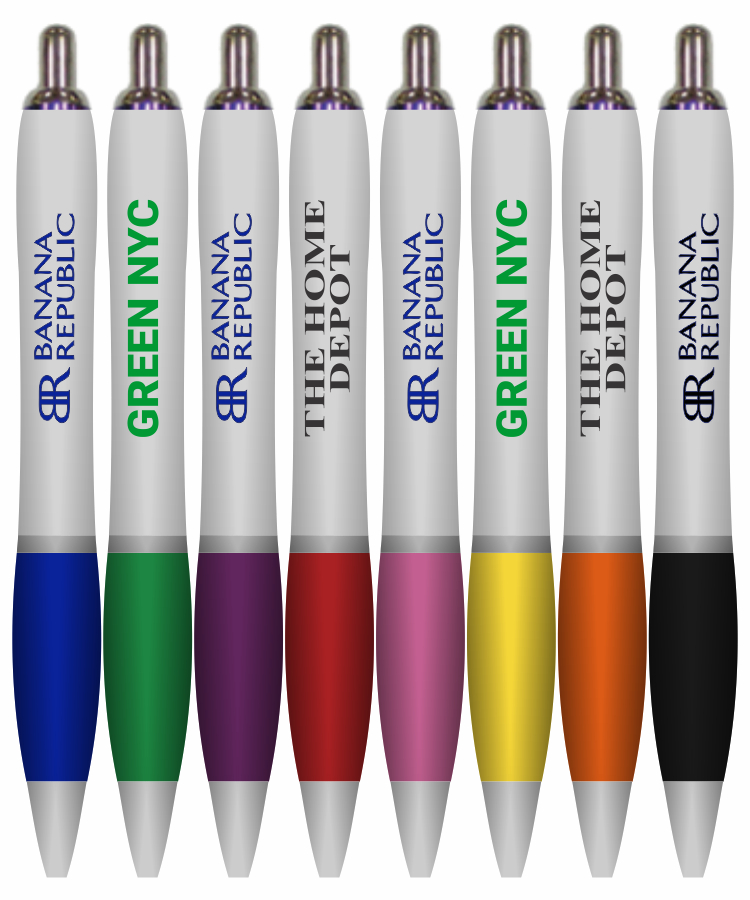Click Pen Rio Retractable with Rubber Grip 3