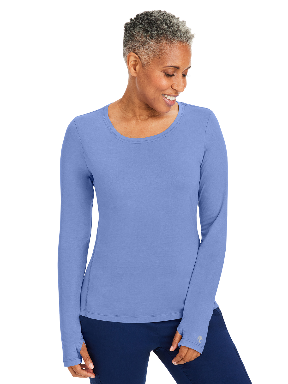 Healing Hands - HH Knits - Women's Pocketless Mackenzie Crew Neck Underscrub Tee