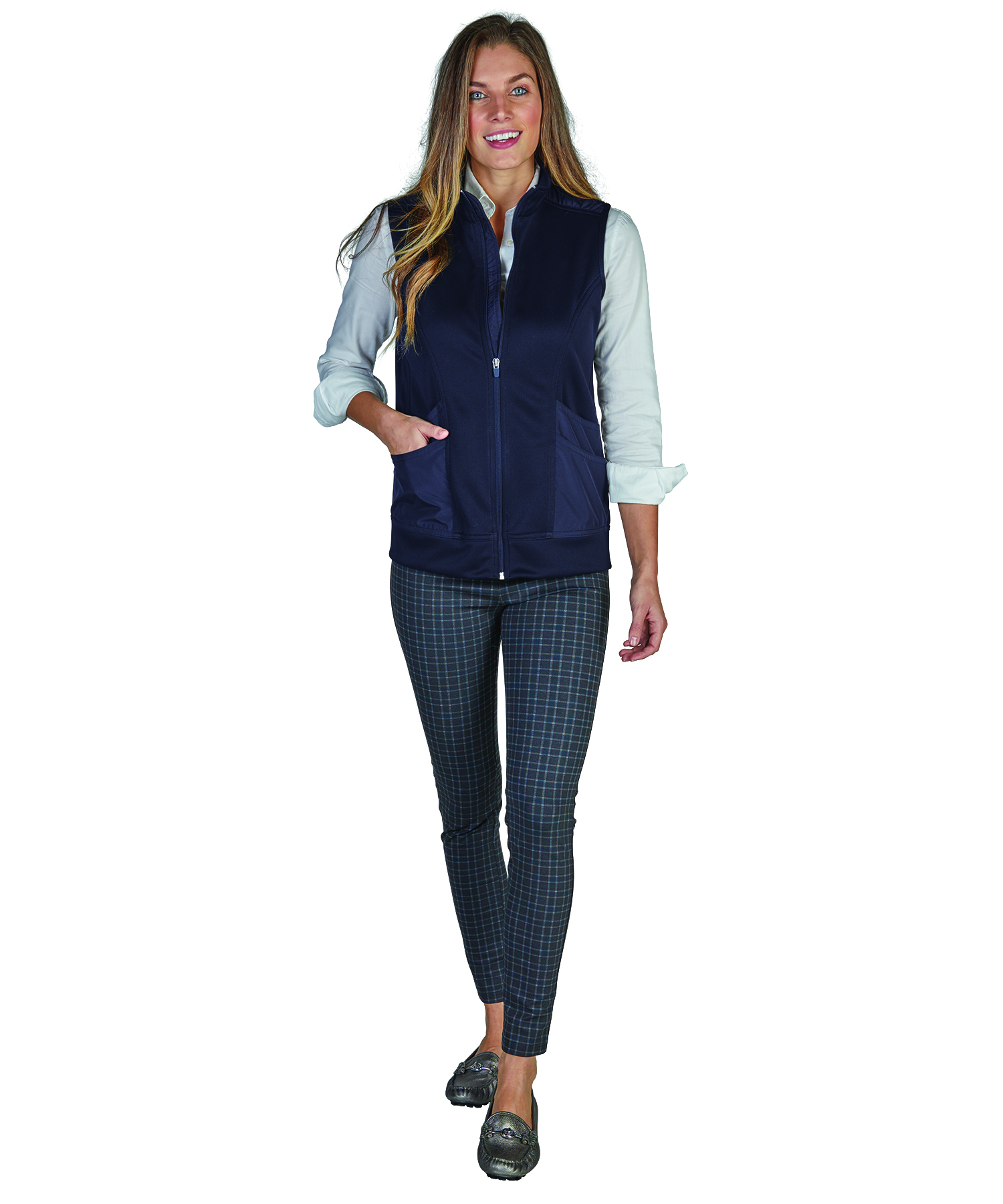 Women's Ashby Mixed Media Vest 4