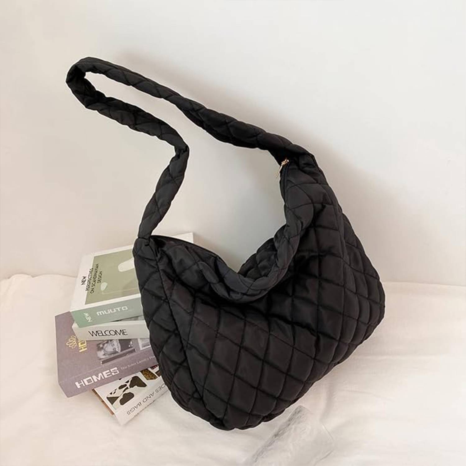Quilted tote bag 3