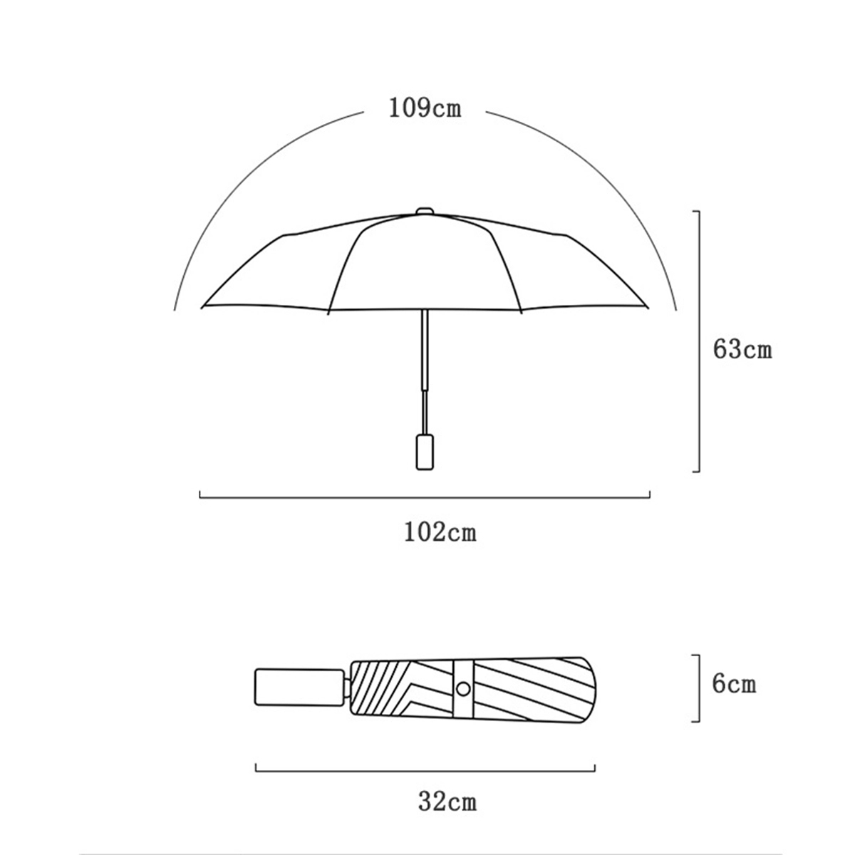 Automatic Folding Umbrella 3