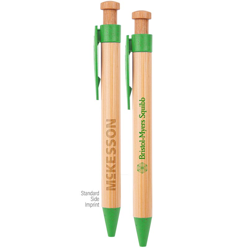 The Camden Bamboo Retractable Wheat Straw Eco-Pen 5
