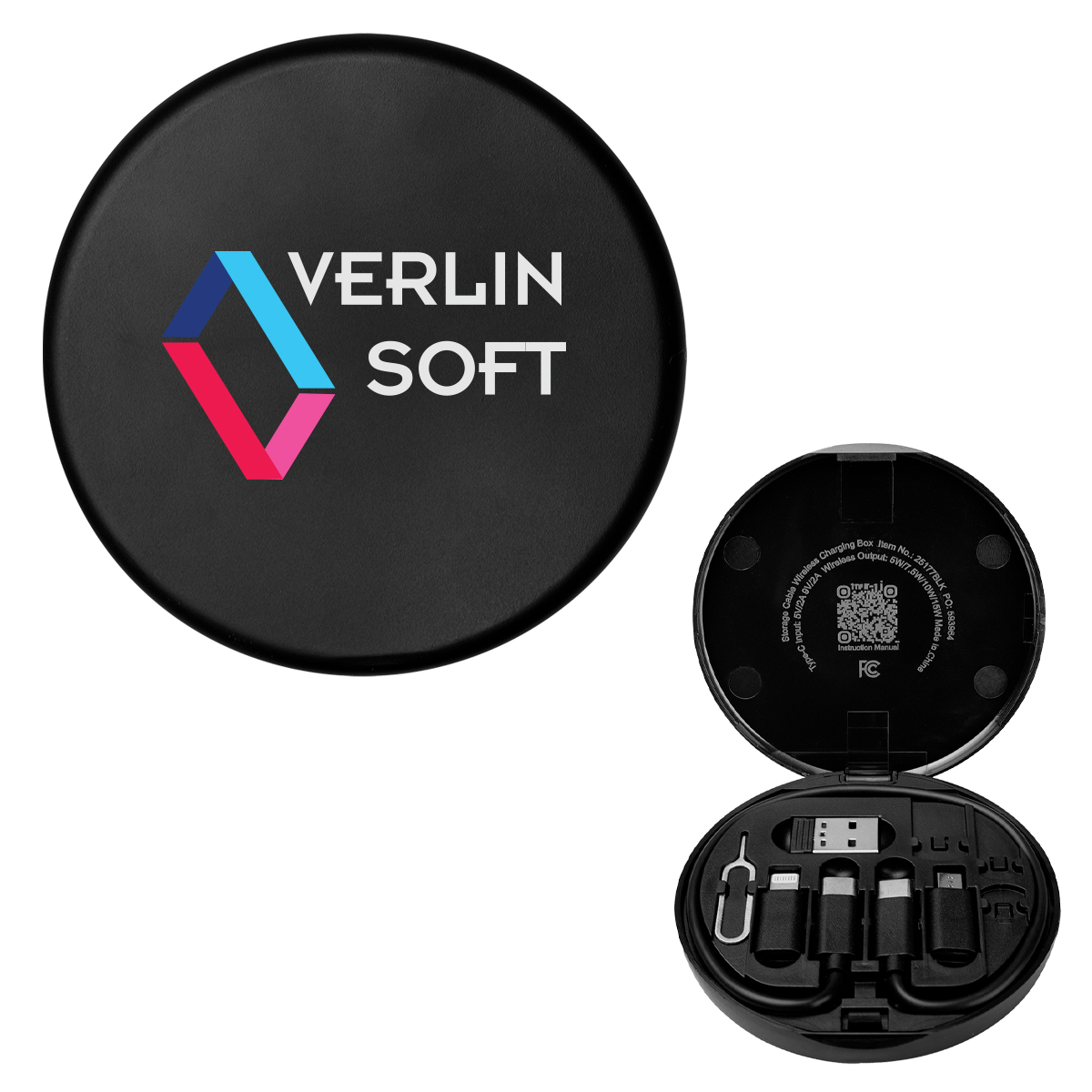 Charging Cord & Adapter Set In Wireless Charging Case 6