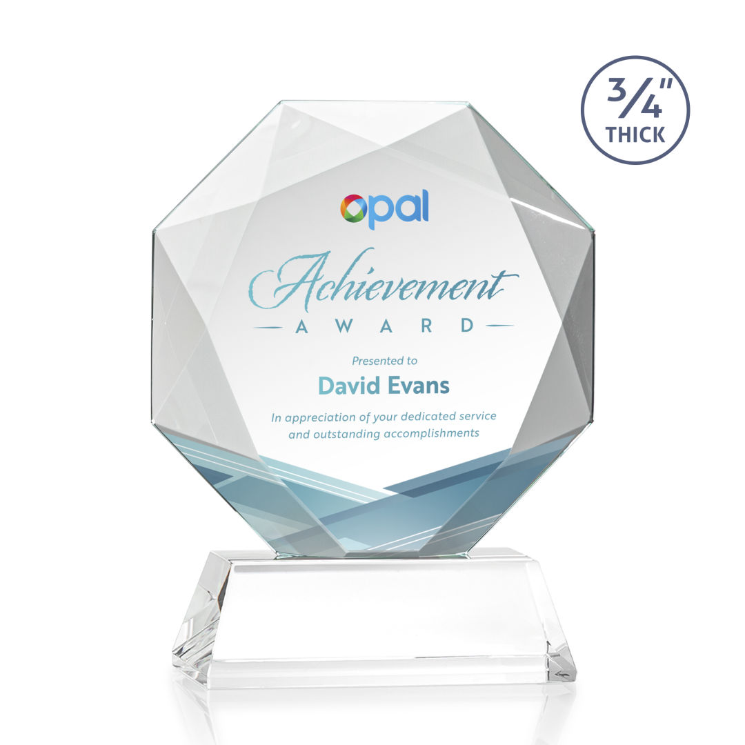 Bradford VividPrint™ Award on Newhaven Base - Starfire 12
