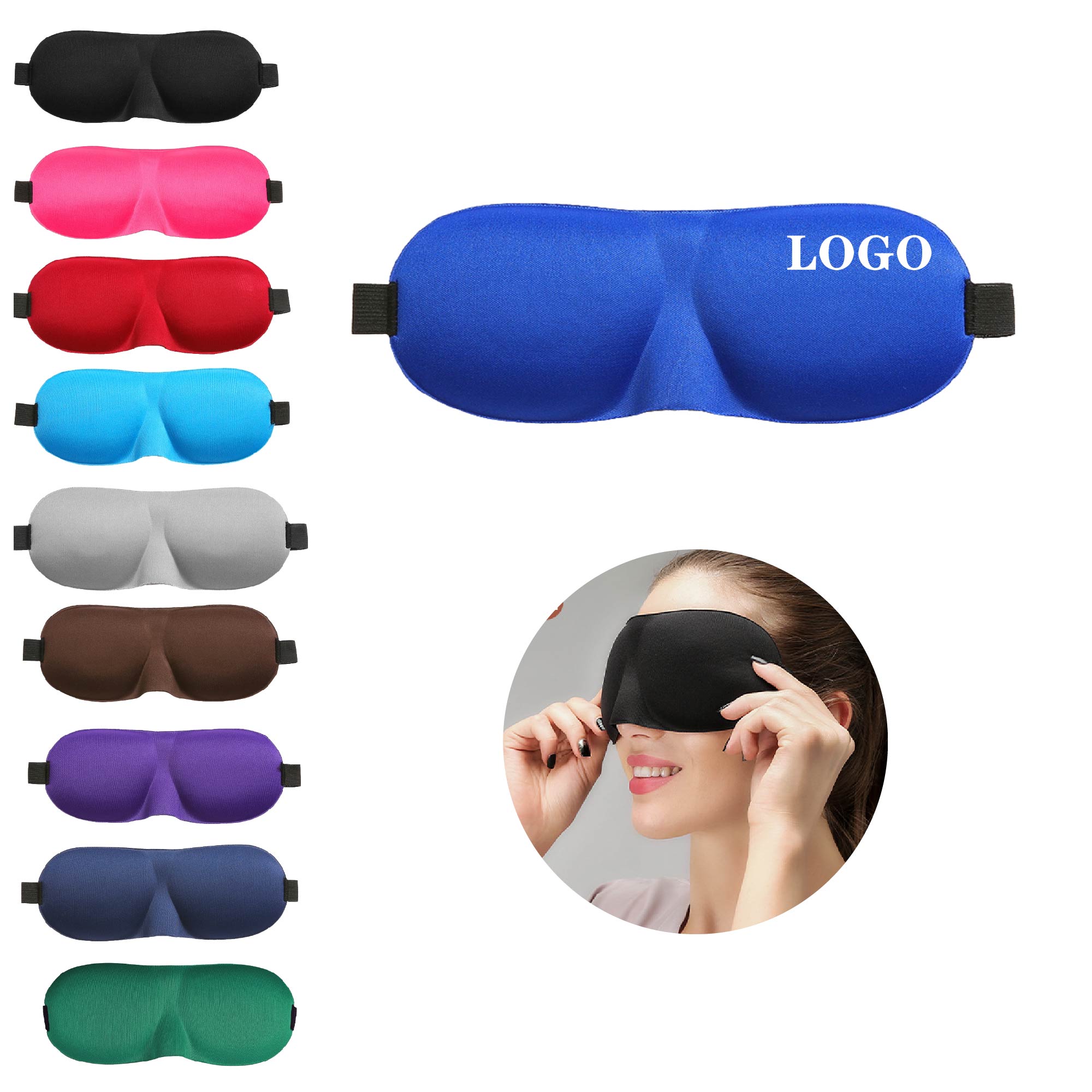MOQ 10 pcs Contoured Sleep Mask 2