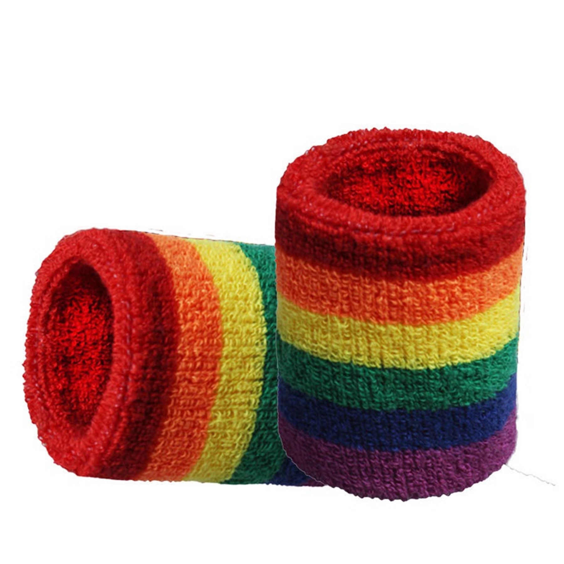 Stripes Rainbow Wrist Band 5