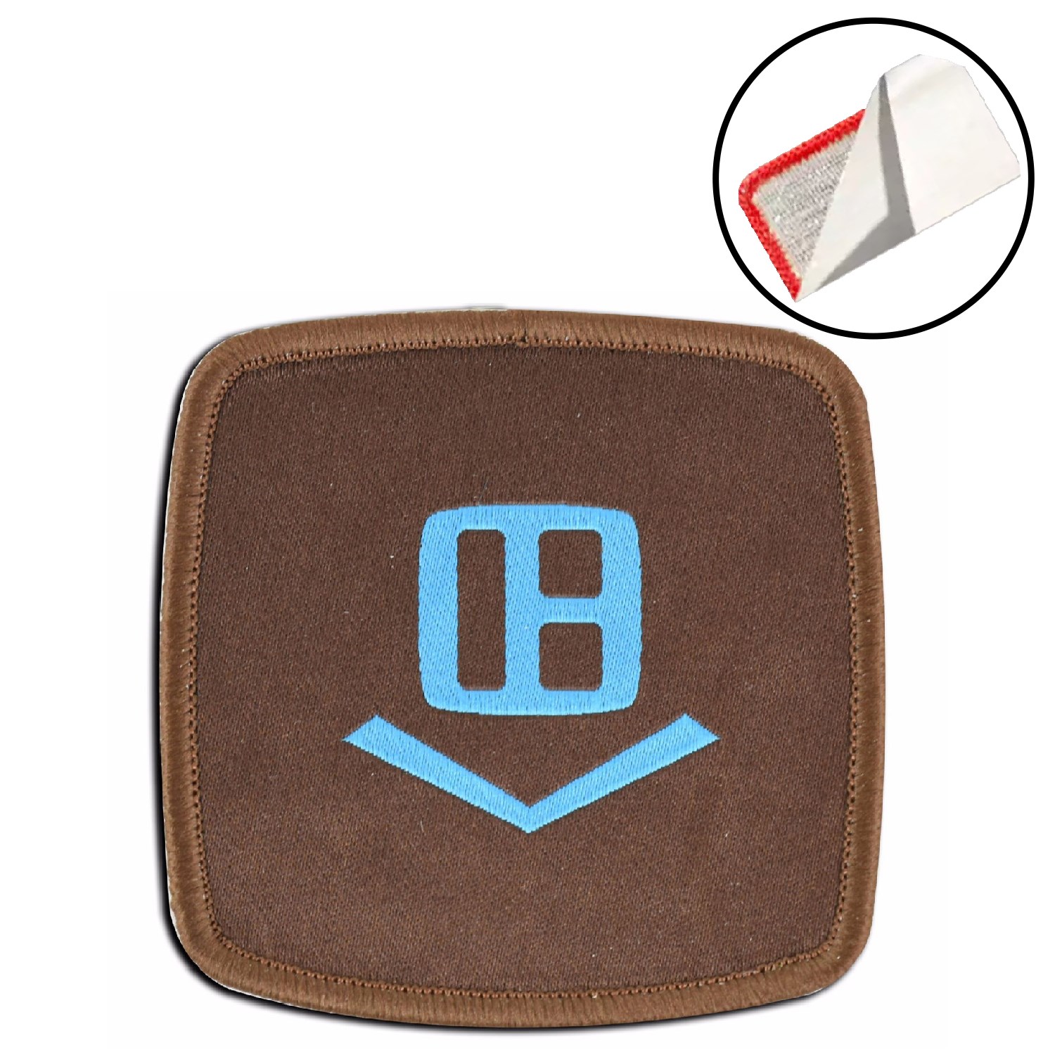 50% Custom Embroidered Patches - Peel & Stick Backing 2