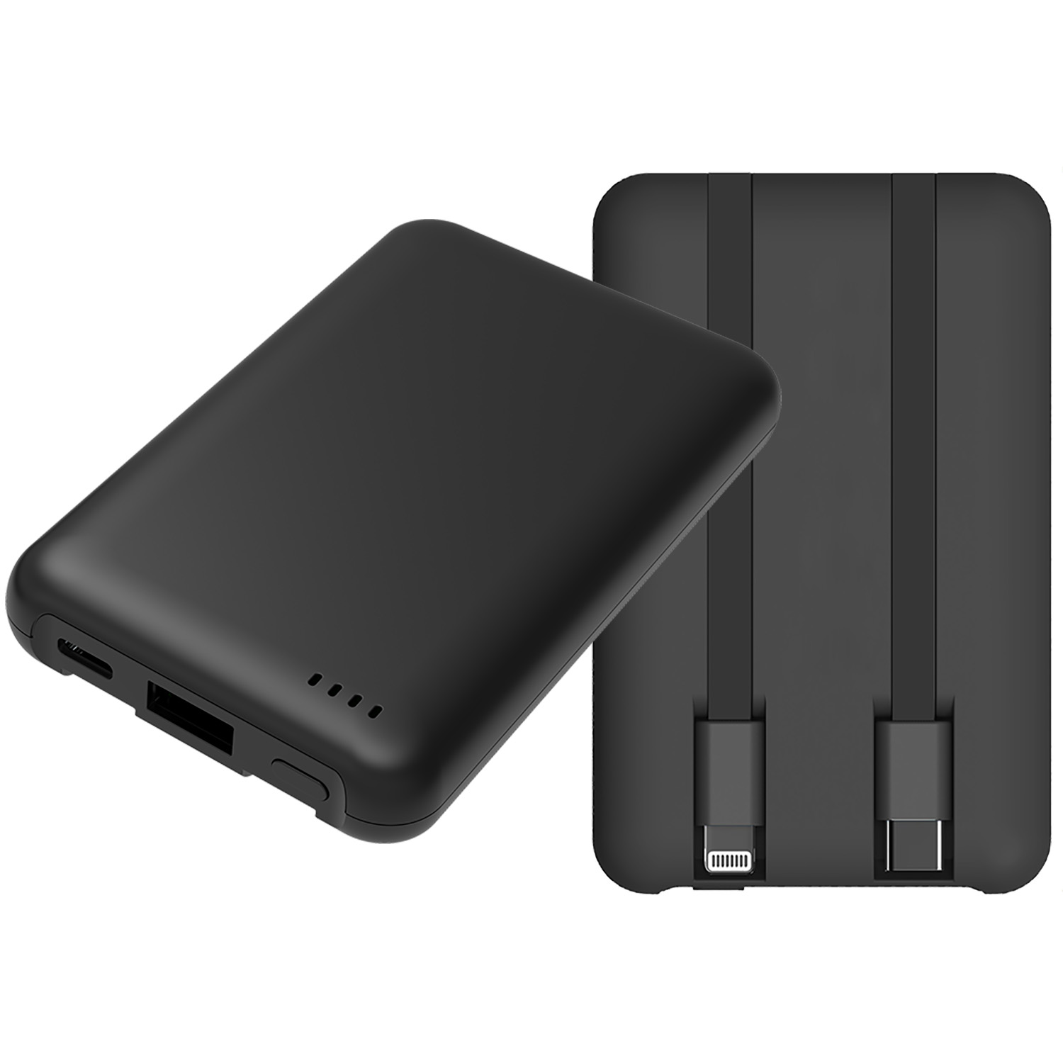 5,000 mAh UL Certified Power Bank with Built-In Cables 3