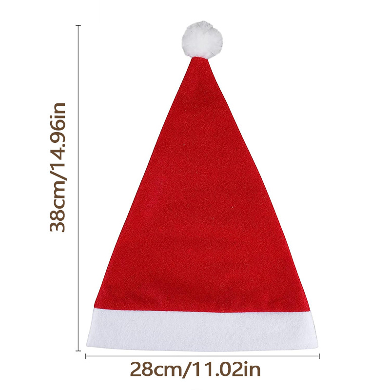 Colorful Deluxe Santa Fuzzy Hat 3
