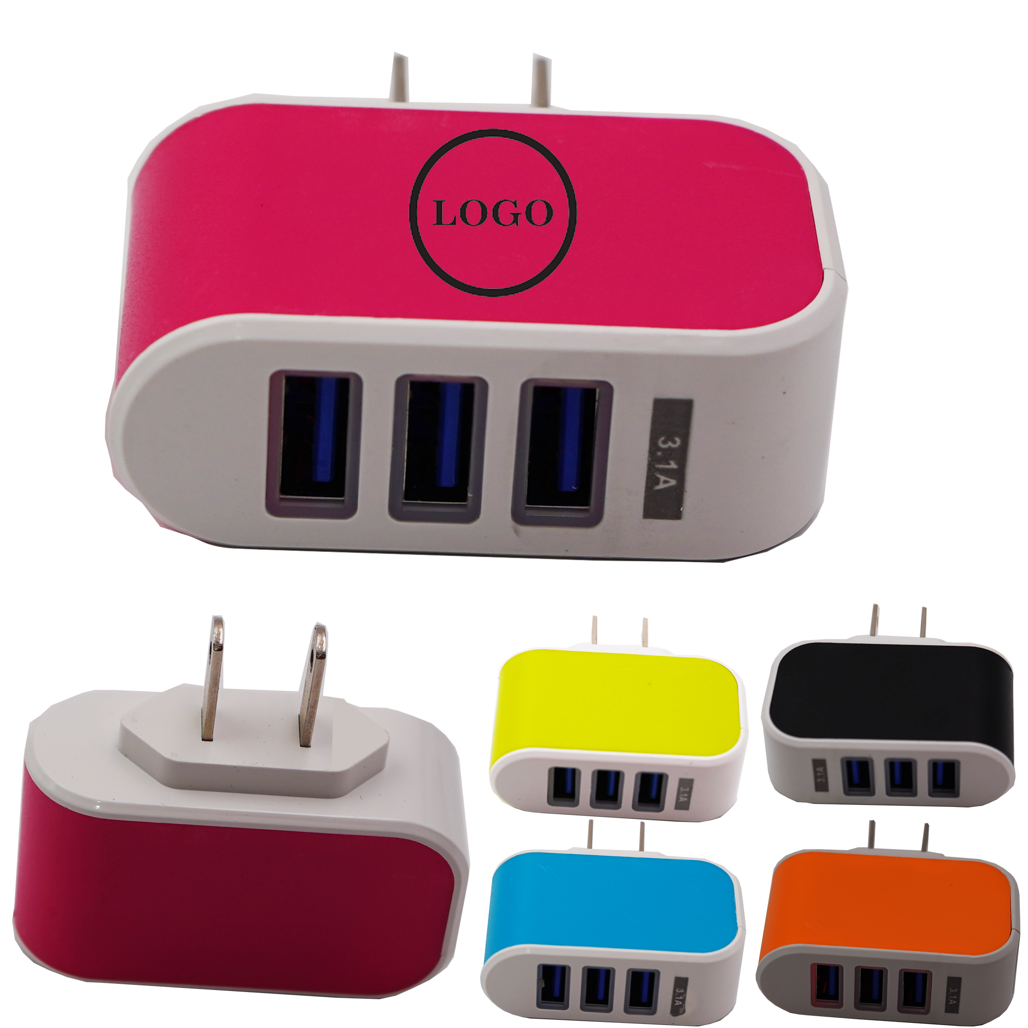 3 Port USB Charger