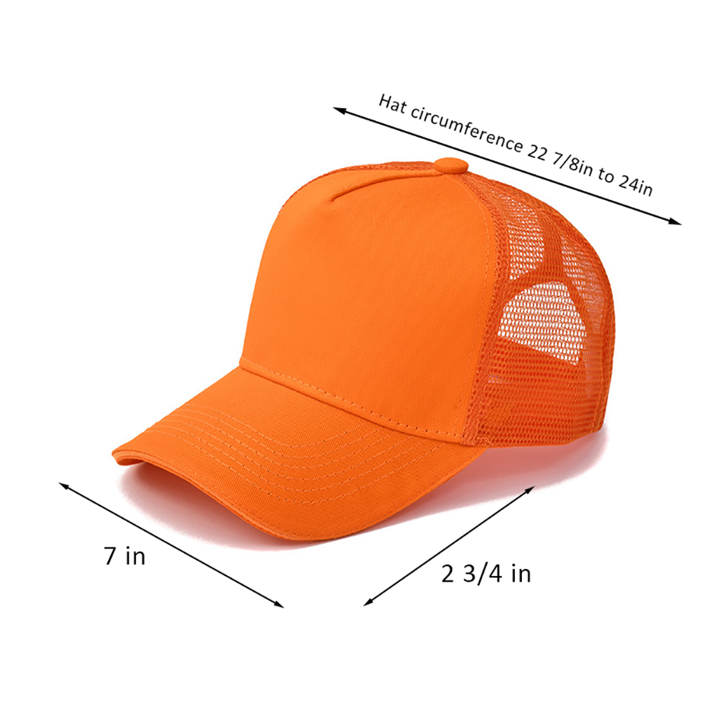 Embroidery Mesh Trucker Cap - 5 Panel 8