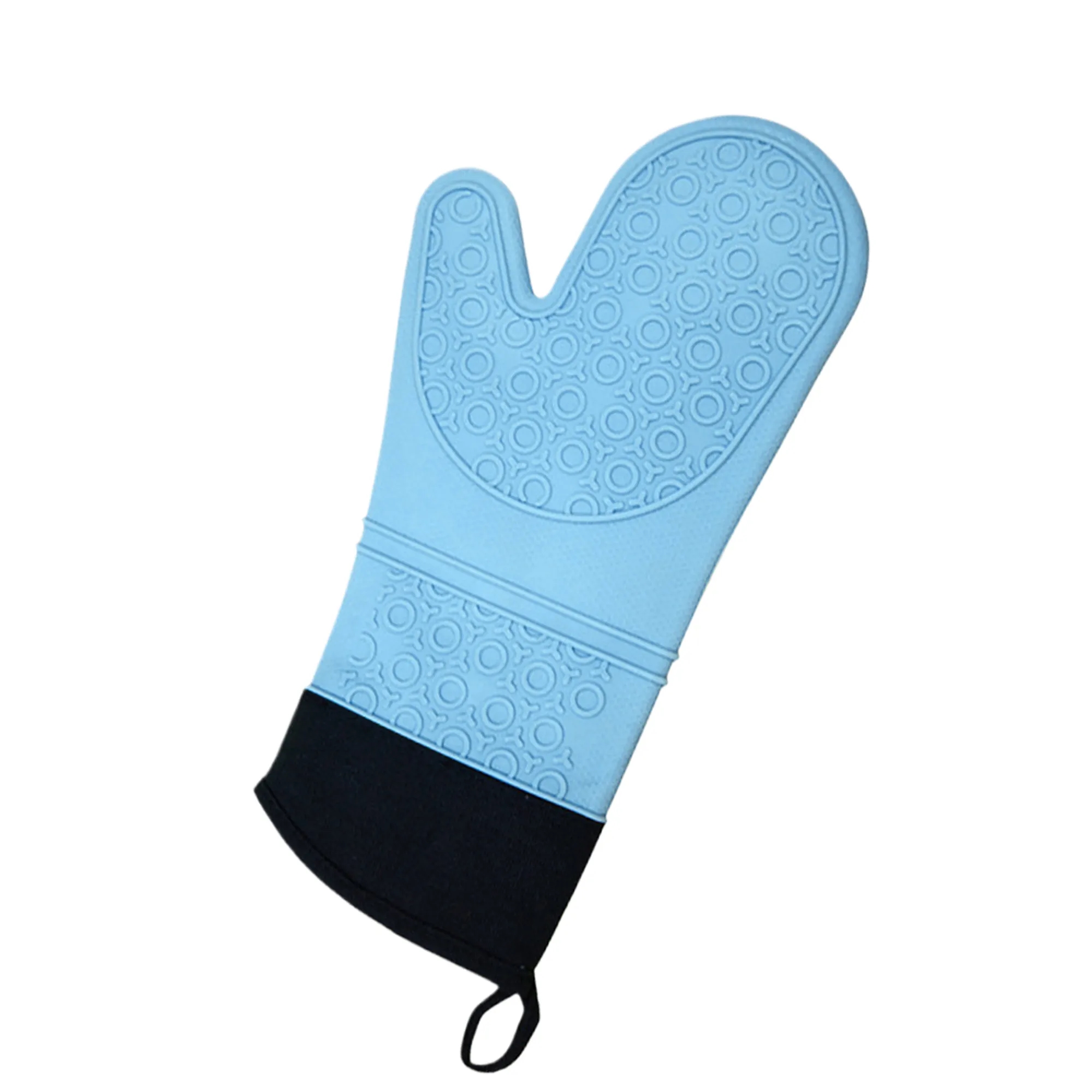 MOQ100 Heat Resistant Silicone Oven Mitts 5