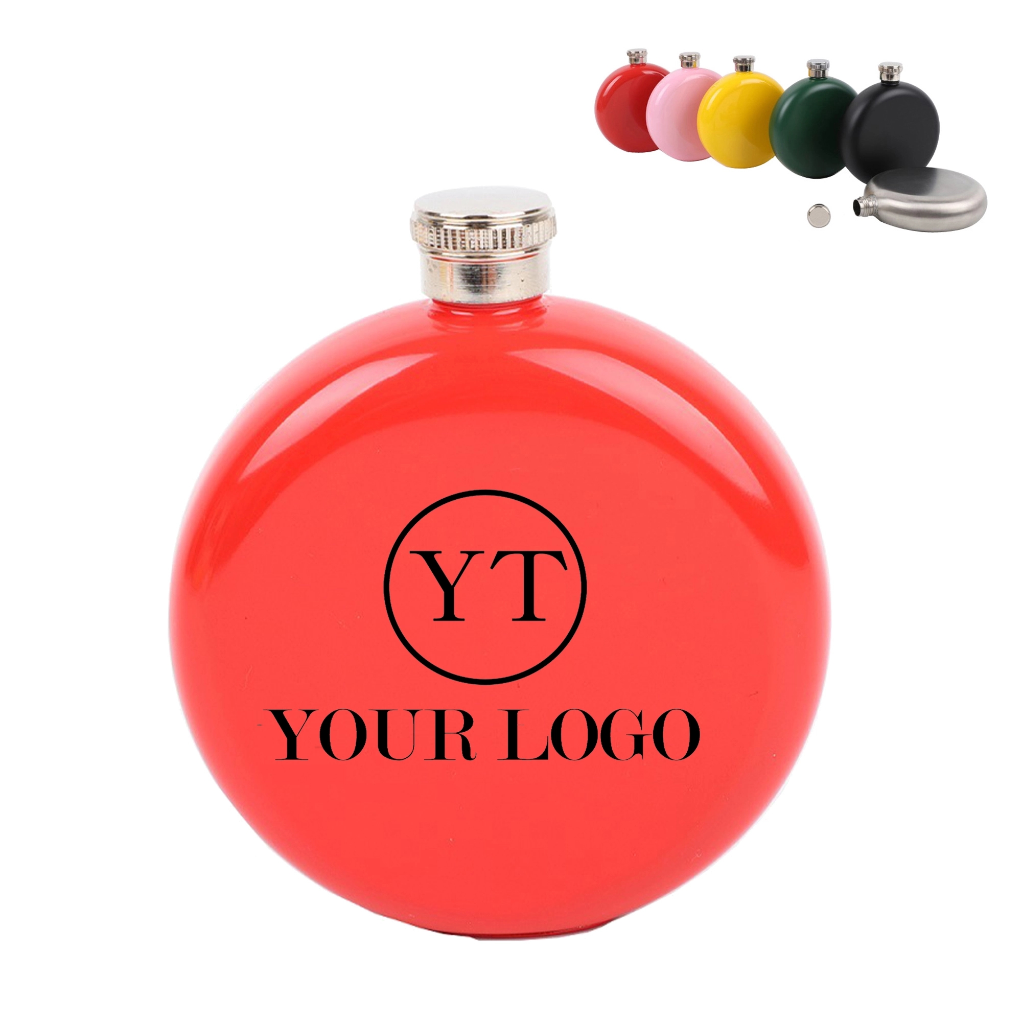 Round Booze Shot Flask