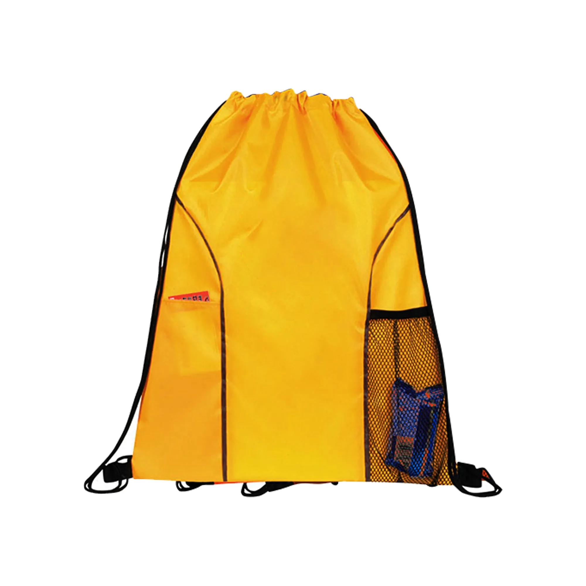 Dual Pocket Drawstring Backpack 3