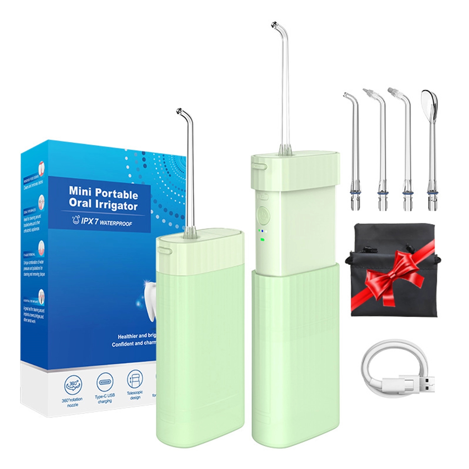 Travel Water Flosser Teeth Dental Cordless Cleaner 8