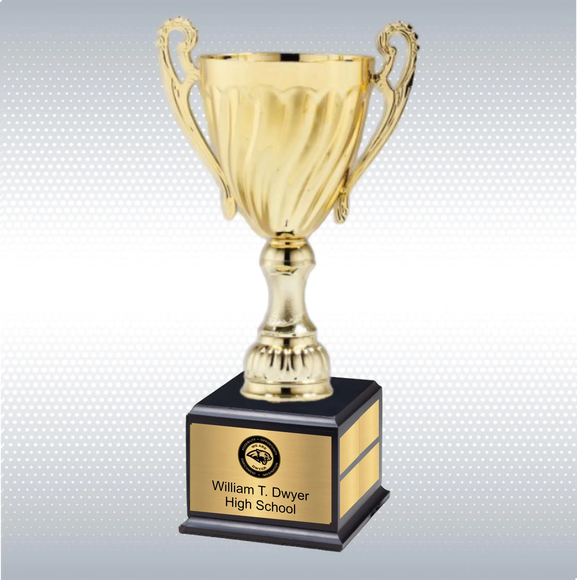 Gold Metal Cup w/ Black Perpetual Base 2