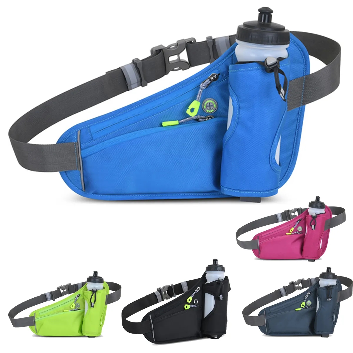 Running Belt Hydration Waist Pack With Water Bottle Holder 4