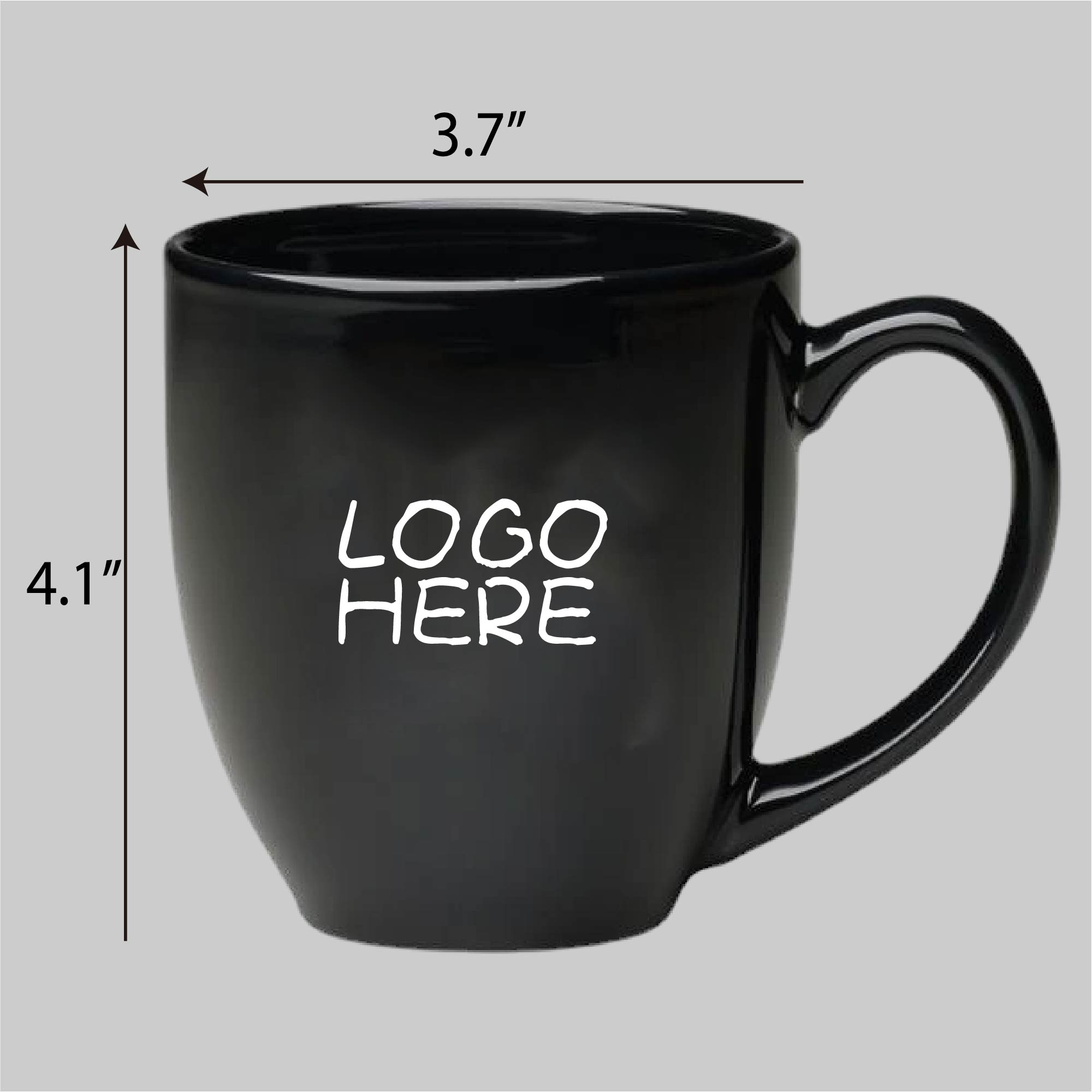 16 oz Bistro Ceramic Coffee Mug 2