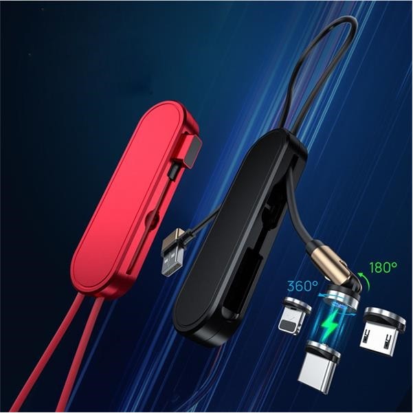 Mini Portable 3 in 1 Magnetic Retractable Charging Cable 5
