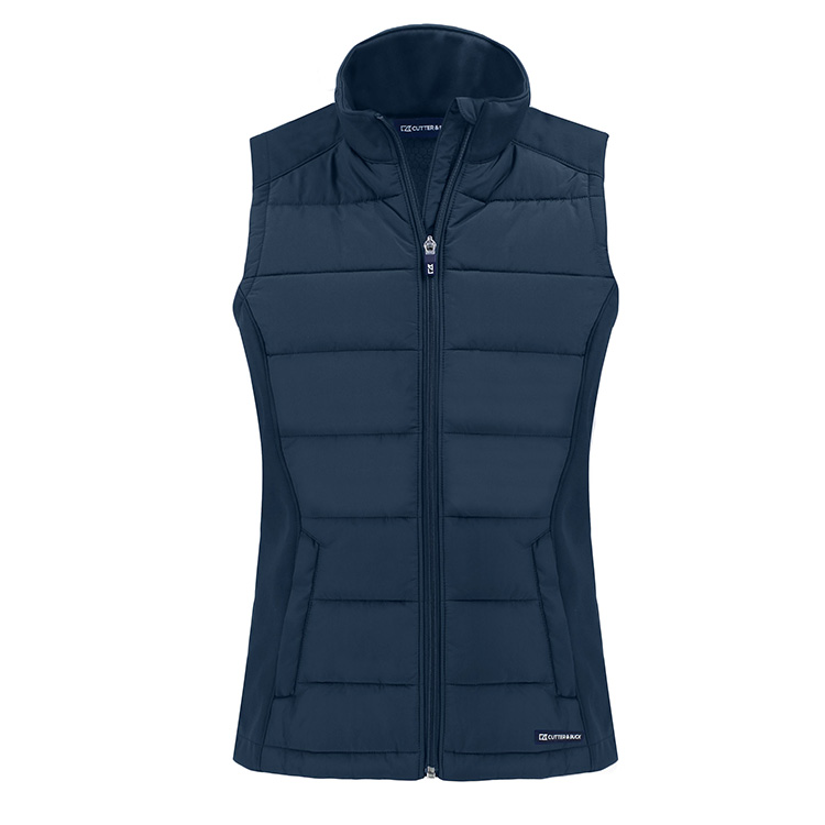 Cutter & Buck Ladies Eco Softshell Recycled Full Zip Vest 4